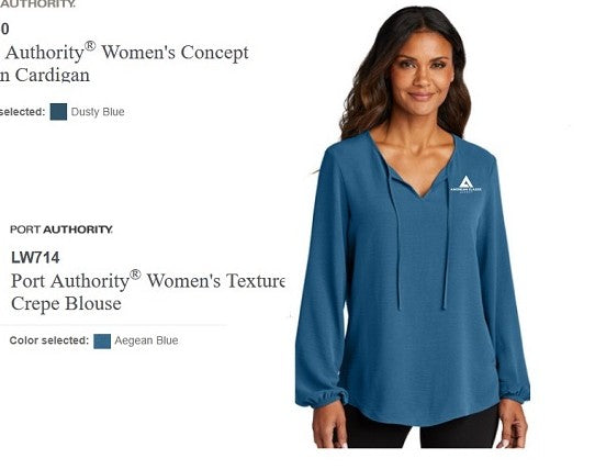 Women's Textured Crepe Blouse LW714