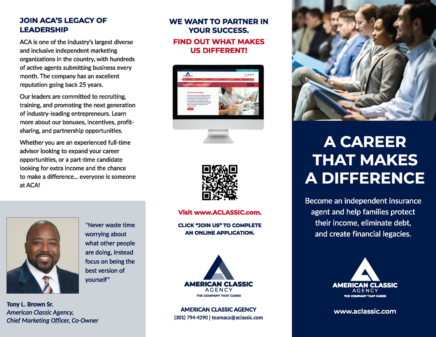 A Career That Makes A Difference - Recruiting Brochure